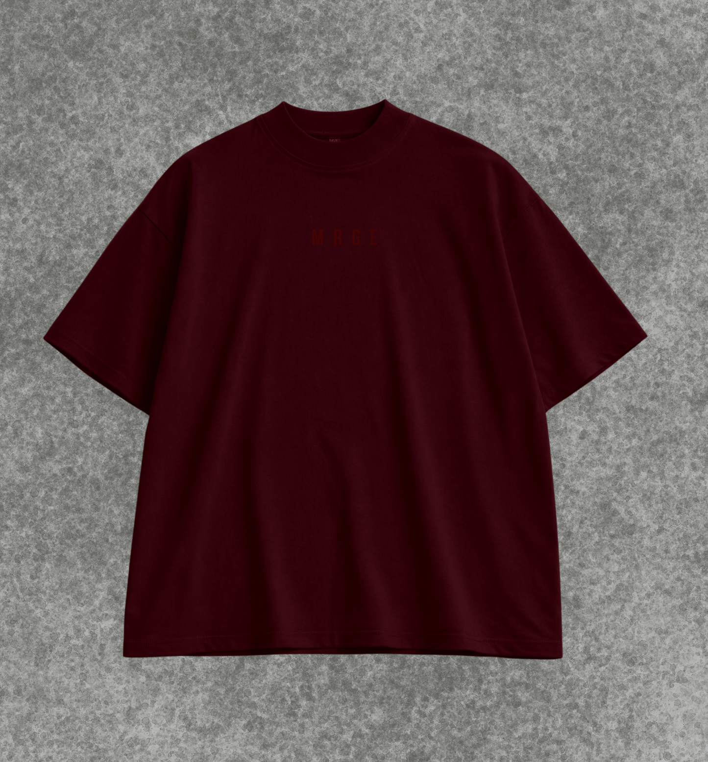 MRGE Oversized Maroon Tee