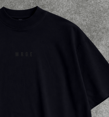 MRGE Oversized Black Tee